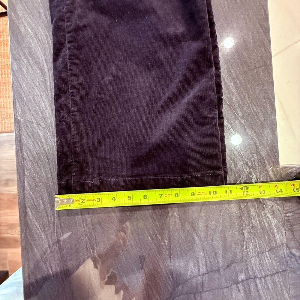 LOFT Black Wide Leg Corduroy Trousers - Picture 8 of 9